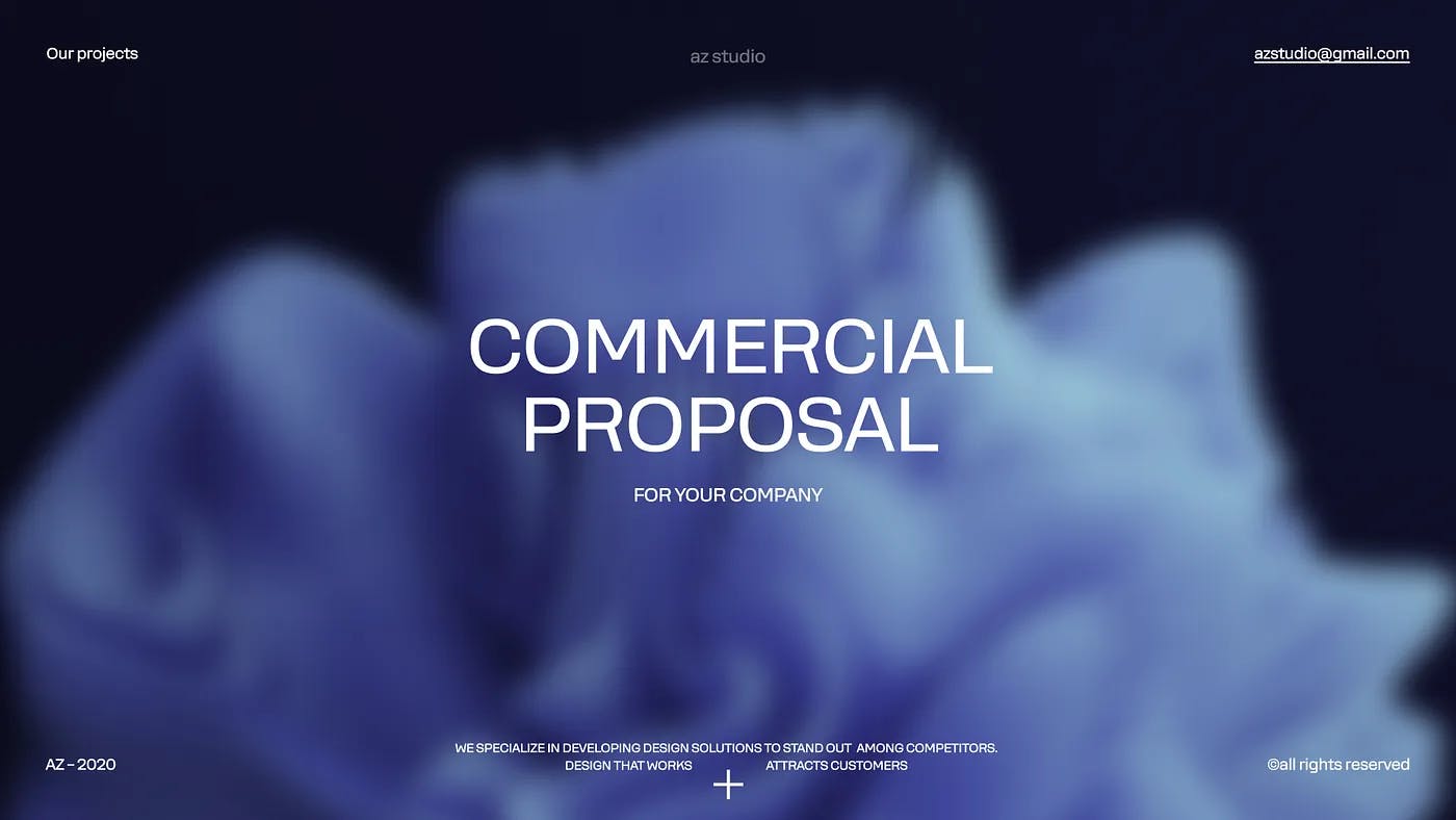 Commercial proposal