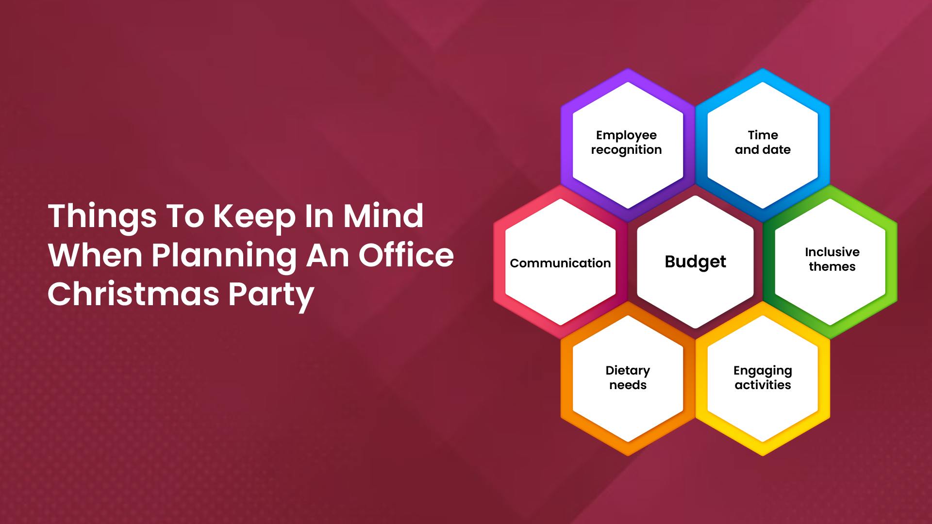 Things to keep in mind when planning an office Christmas party