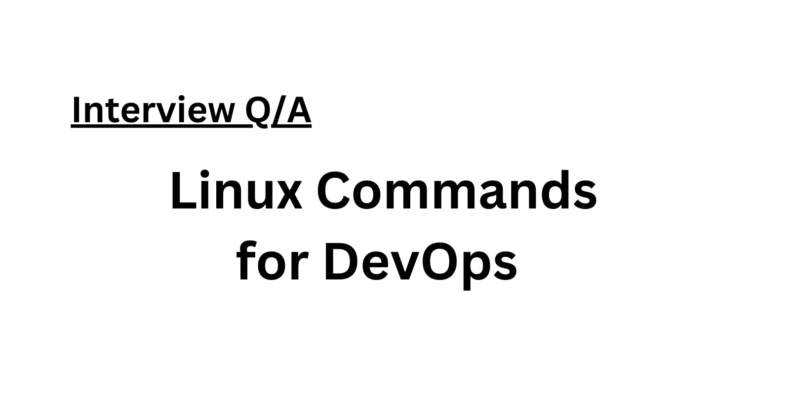 Essential Linux Commands for DevOps Professionals