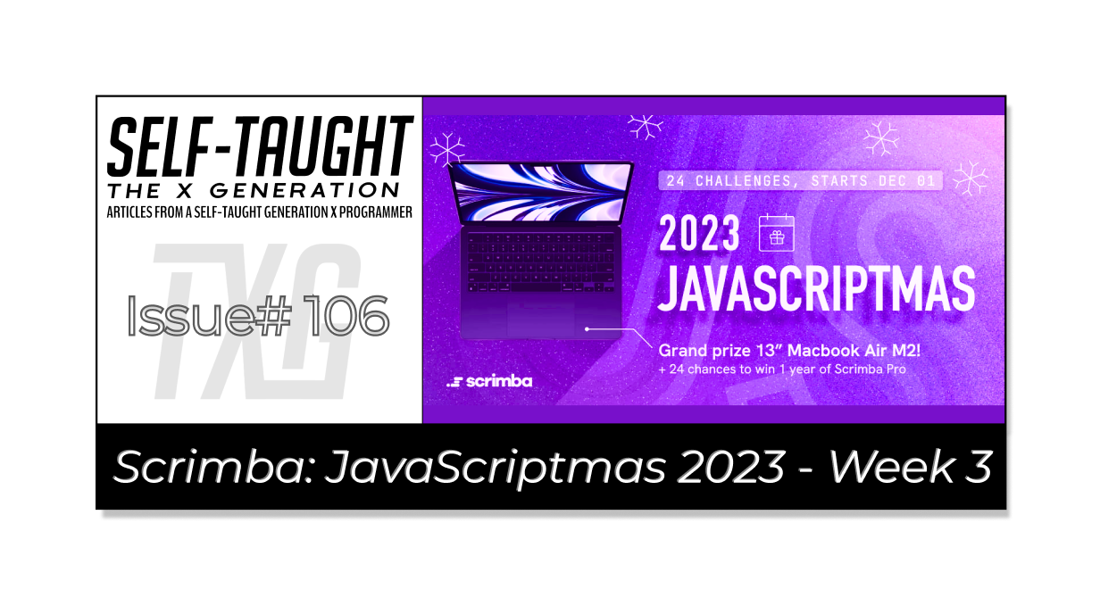 JavaScriptmas 2023 - Week 3