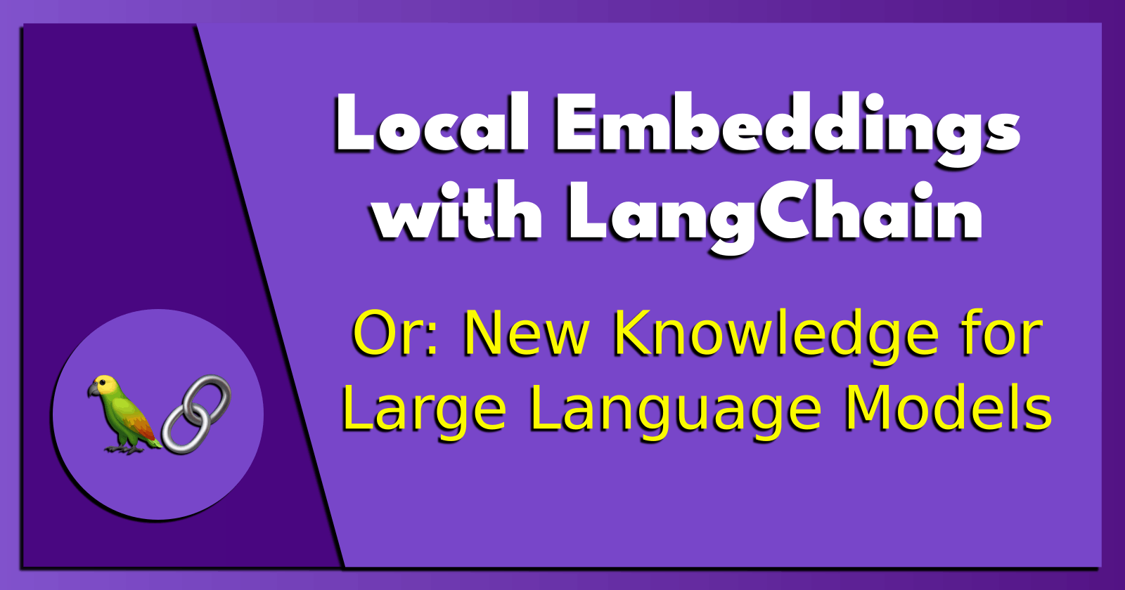 Local Embeddings with LangChain.