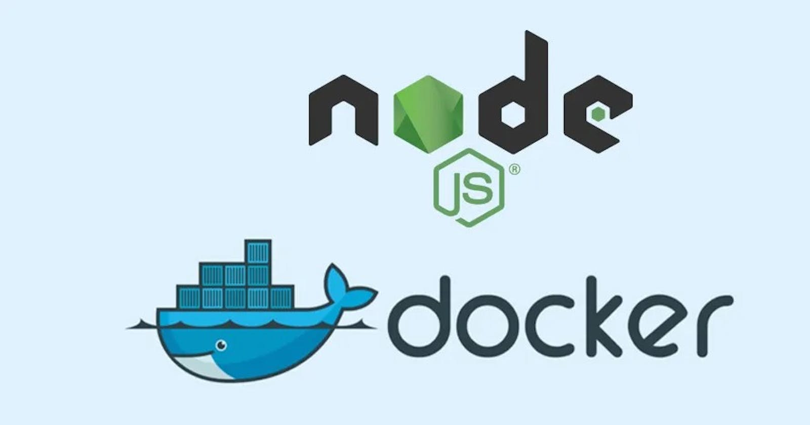 Production Ready NodeJS build using Docker and npm