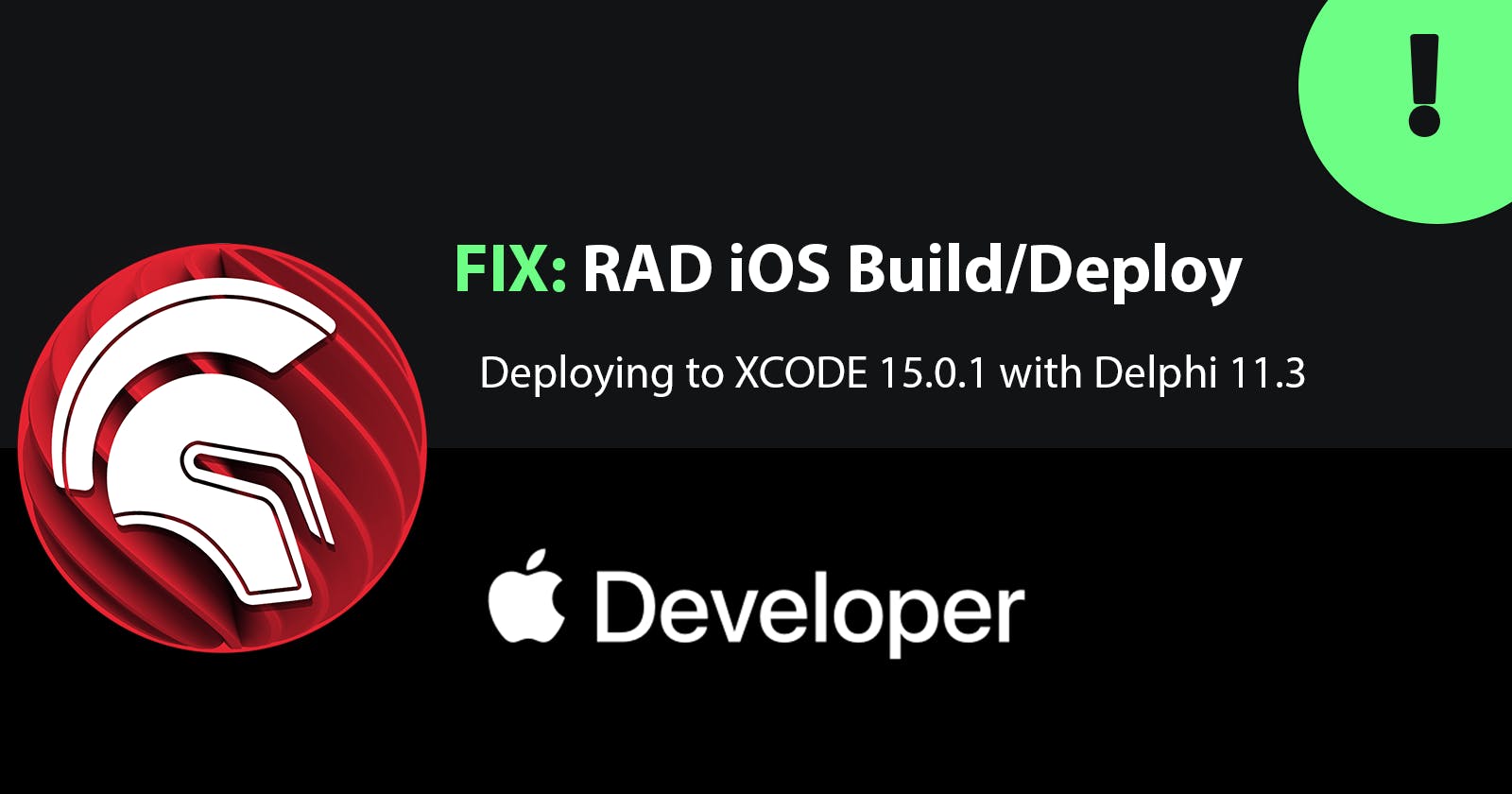 Fix: iOS 17 / XCode 15 for Delphi 11.3