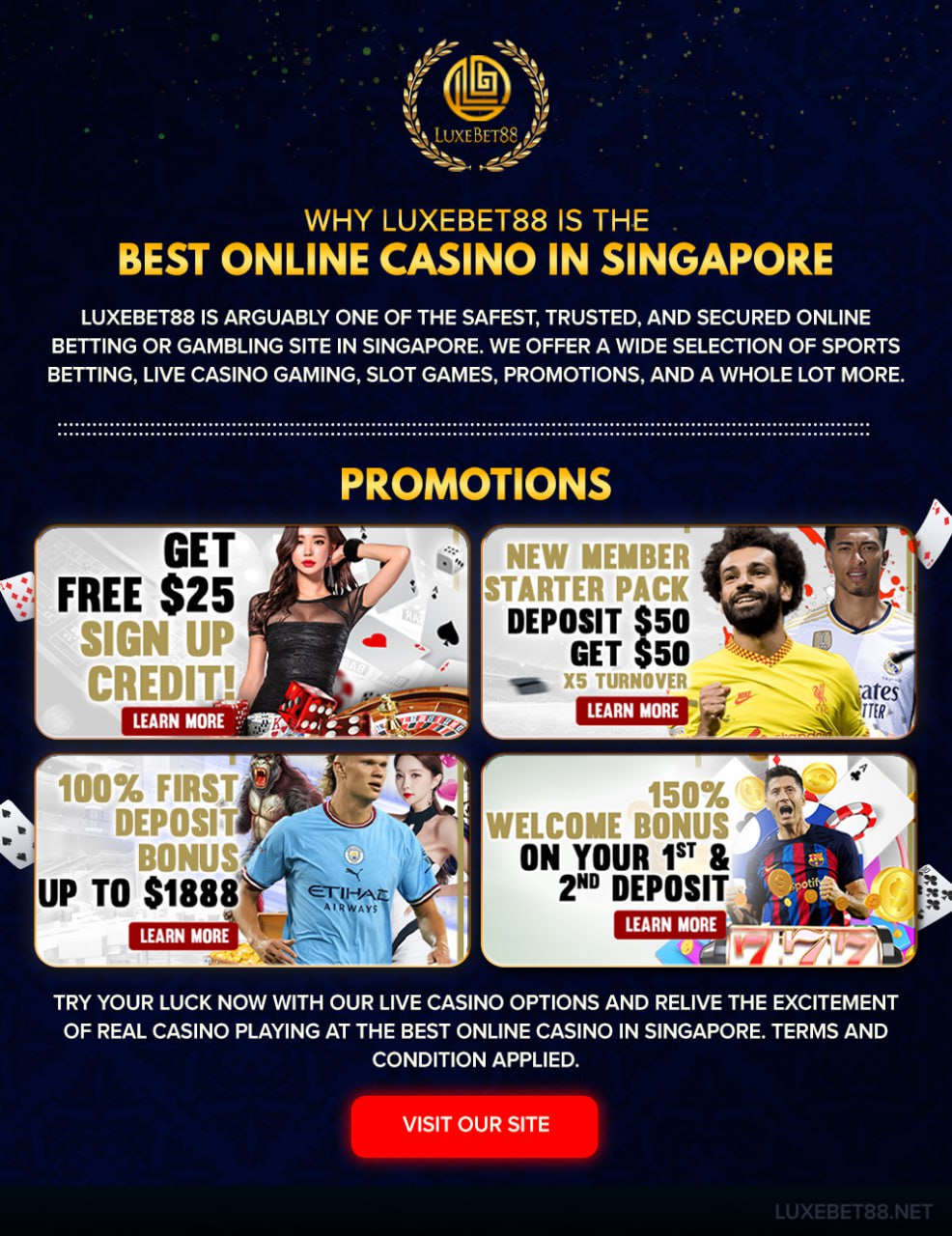 LuxeBet88 online casino Singapore