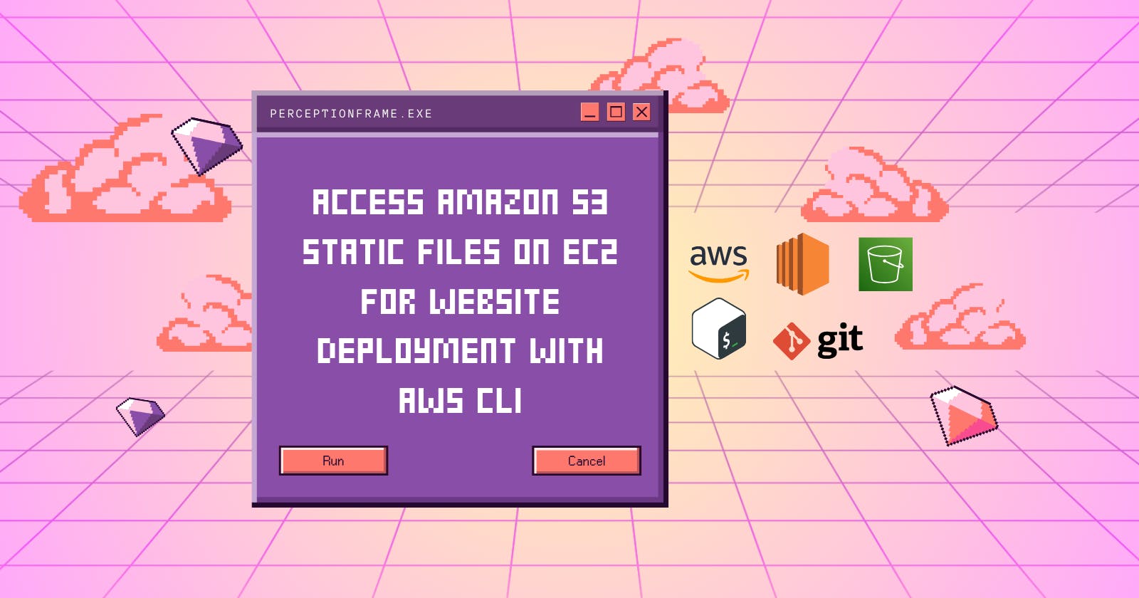 Access Amazon S3 static files on EC2 for website deployment with AWS CLI