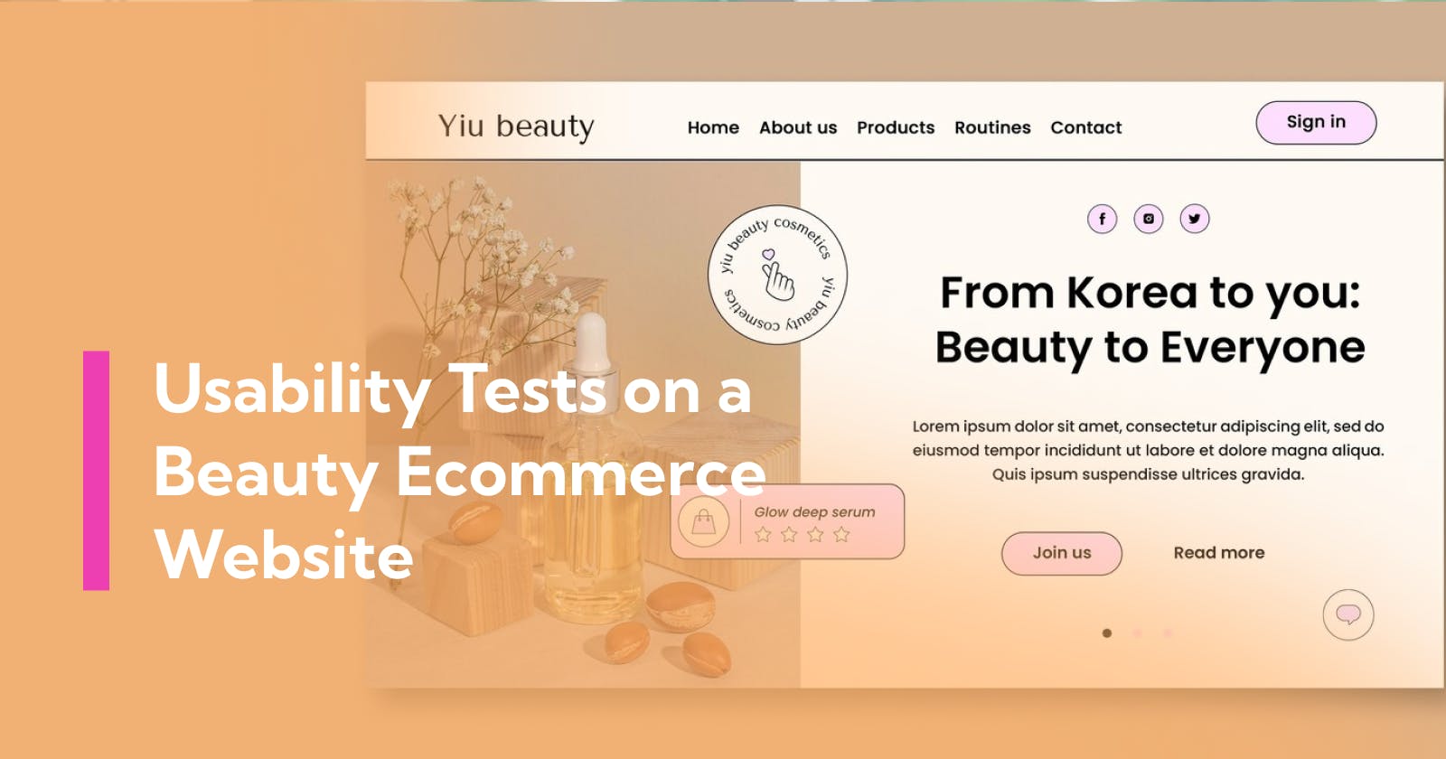 Usability Tests On A Beauty Ecommerce Website