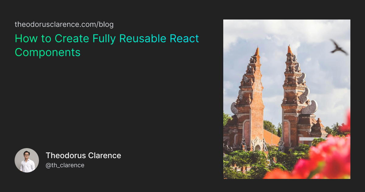 How to Create Fully Reusable React Components