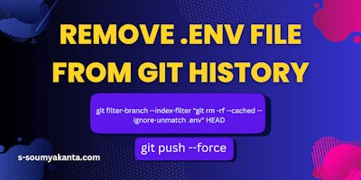 Cover Image for How to Remove Accidentally Pushed .env File in Git History