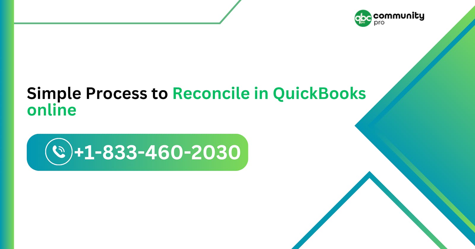 Simple Process to Reconcile in QuickBooks online