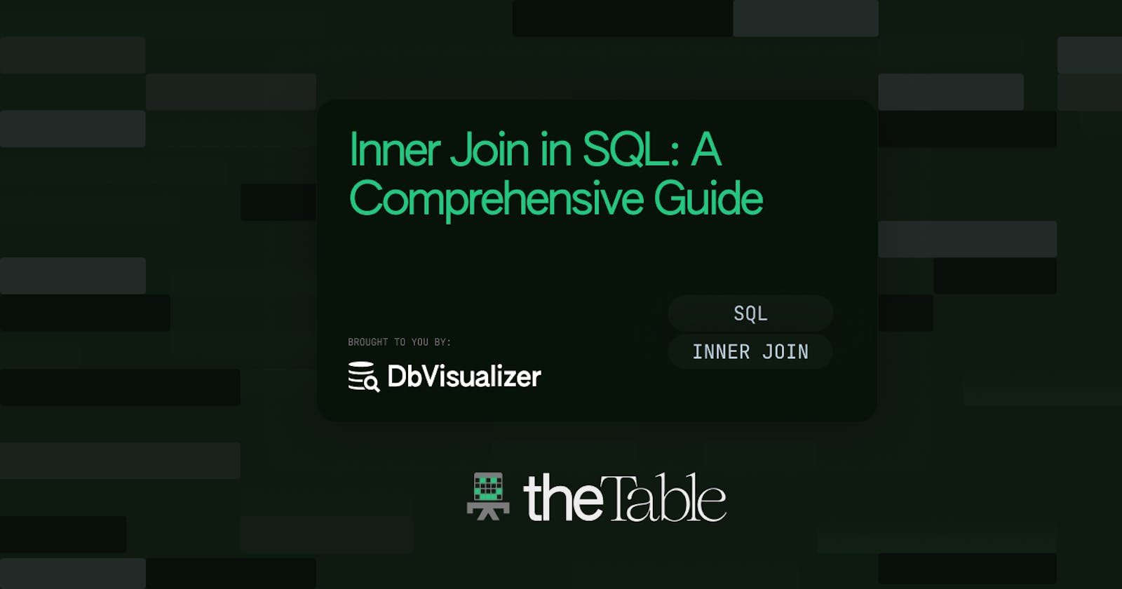 Inner Join in SQL: A Comprehensive Guide