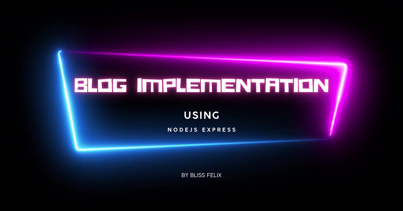 Blog implementation using Node.js Express: Altschool project