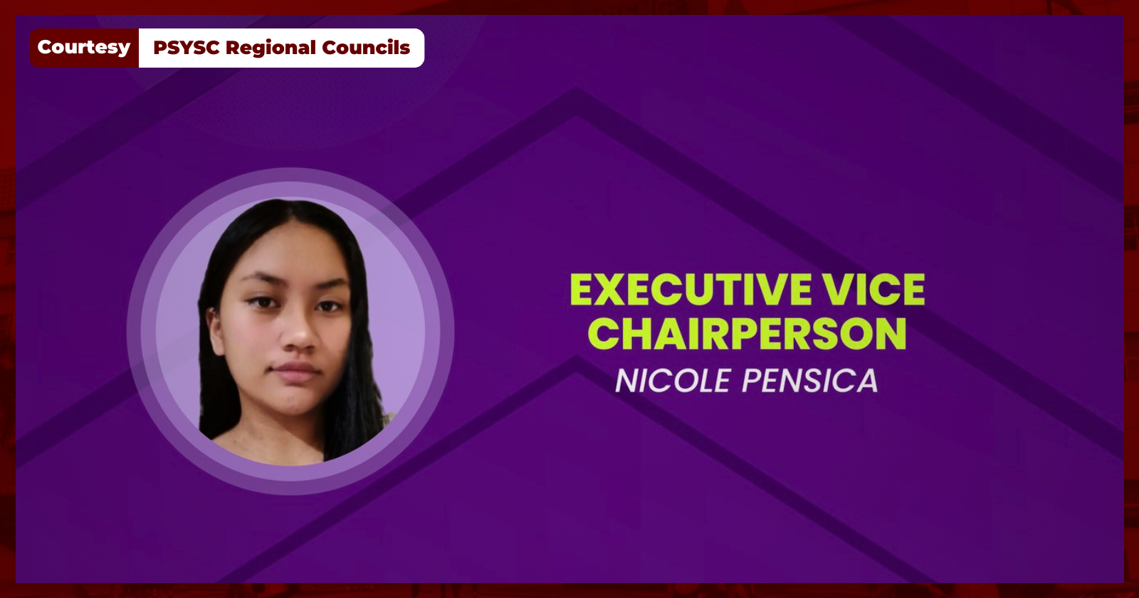 VCSMS YES-O President, nahalal bilang Executive Vice Chairperson ng PSYSC-NCR
