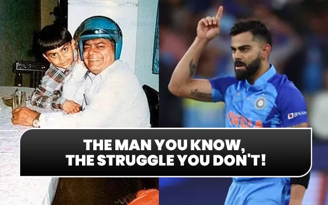 Dedication And Determination Are The Most Powerful Tools In Our Lives 'Virat Kohli's Resilience amidst challenges in life'.