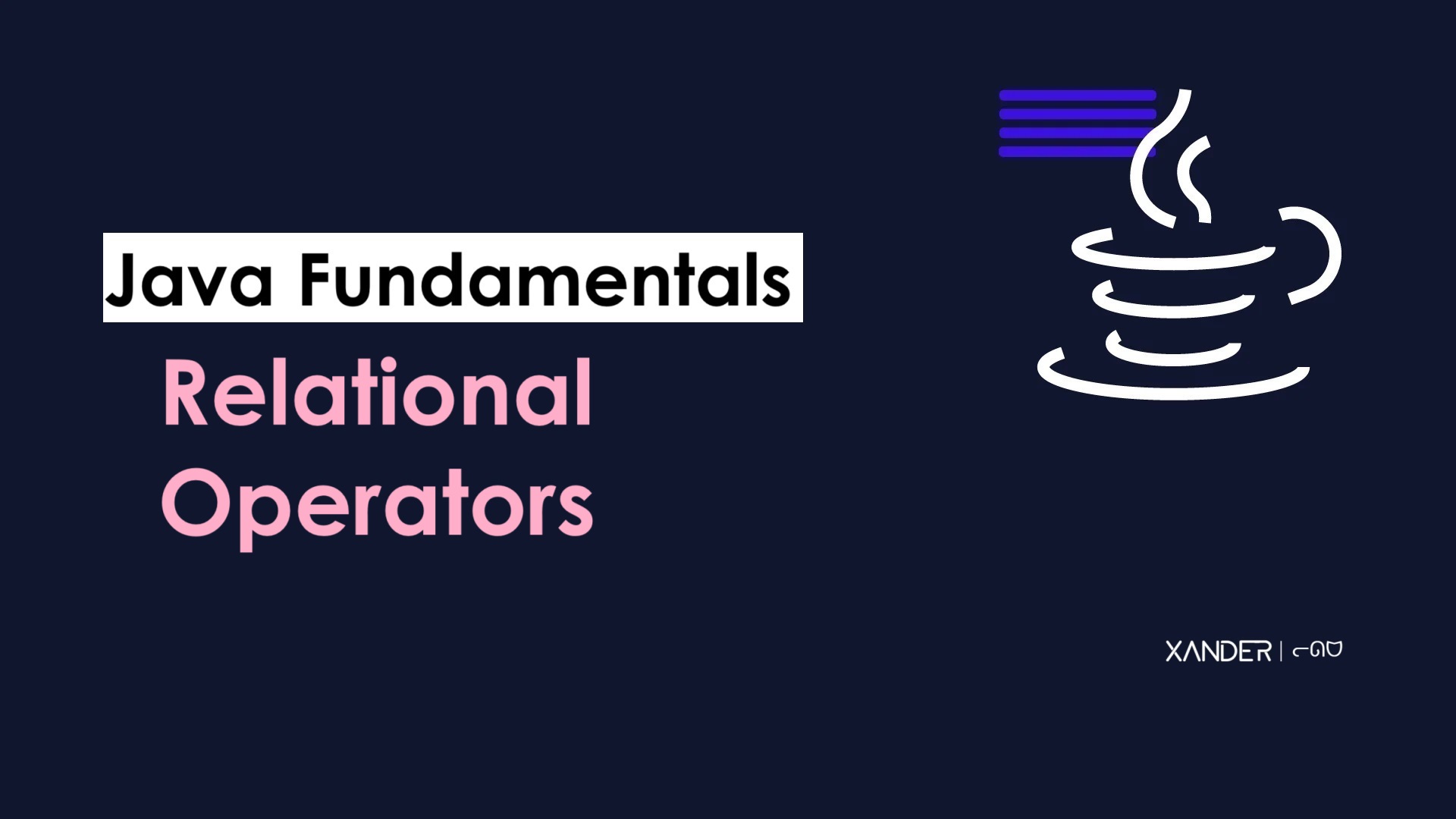 Relational operator | Java