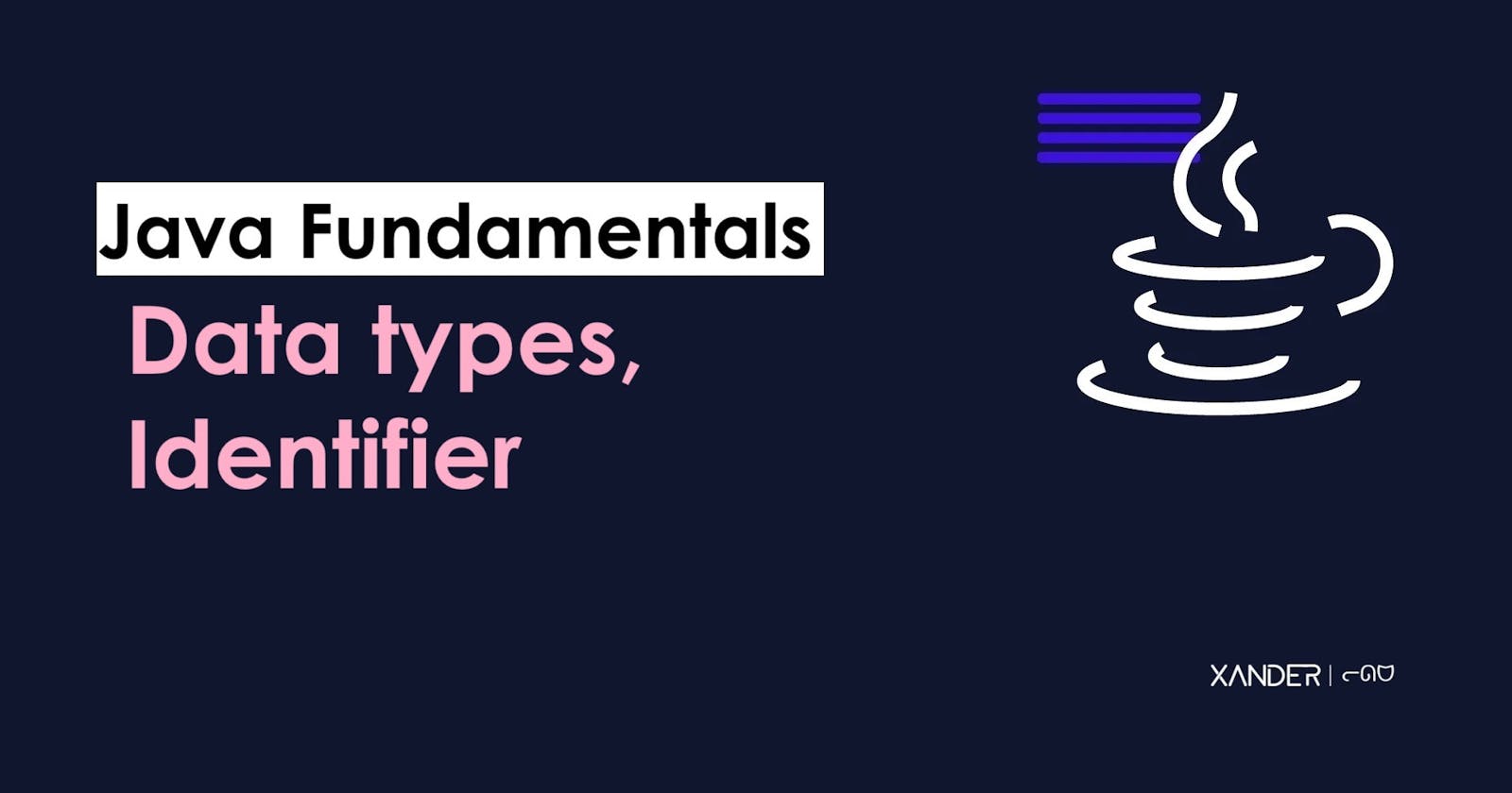 Data types & Identifier | Java