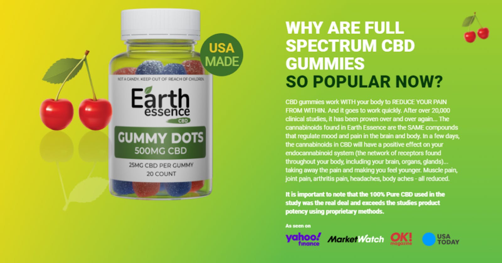 Earth Essence CBD Gummies surveys: Scam uncovered 2024, read fixings and aftereffects