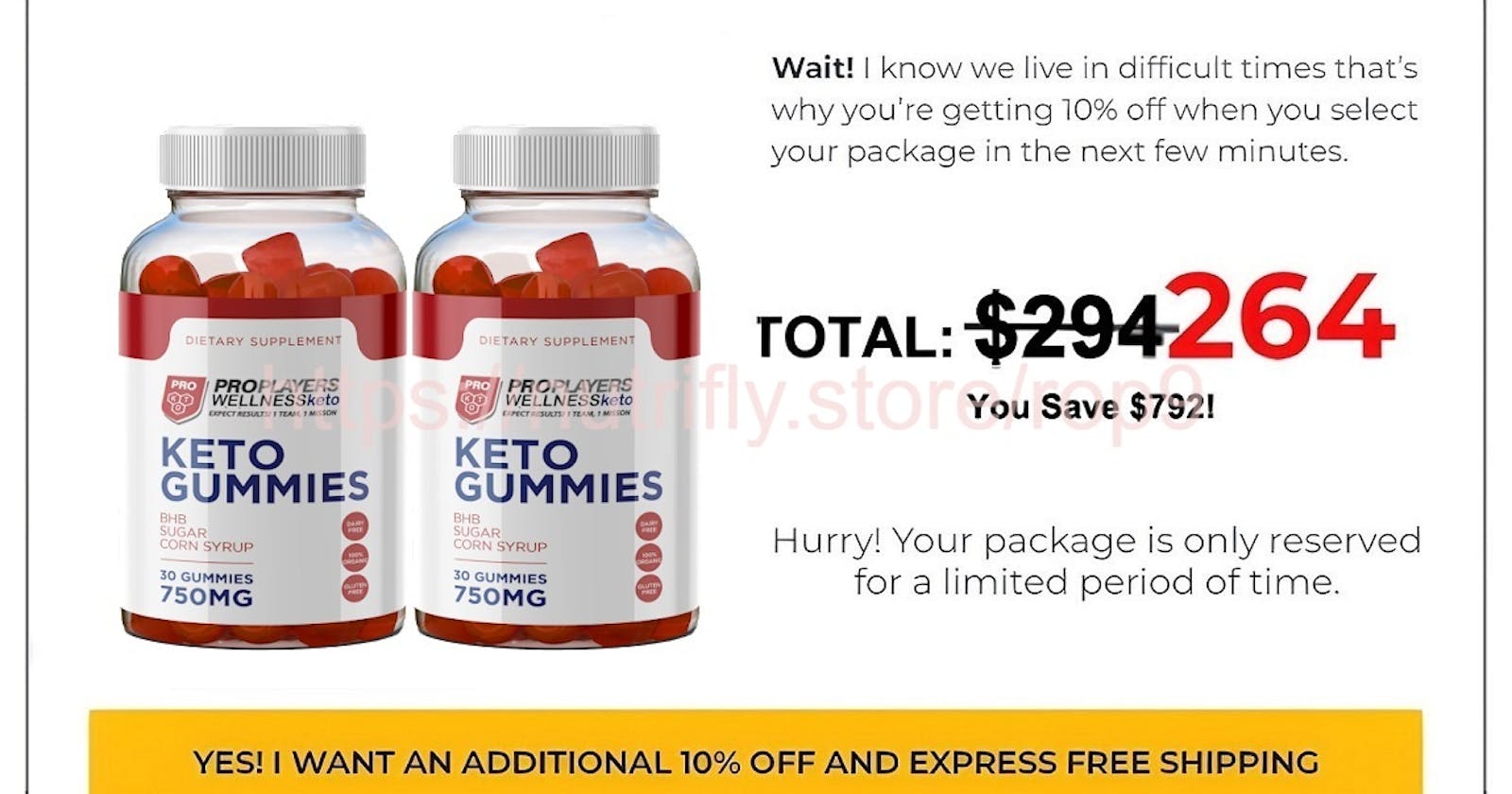 ProPlayers Wellness Keto Gummies (Weight Loss Support) 100% Natural & Clinically Approved!
