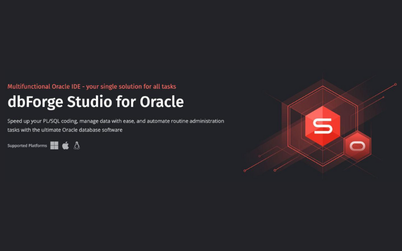 dbForge Studio for Oracle