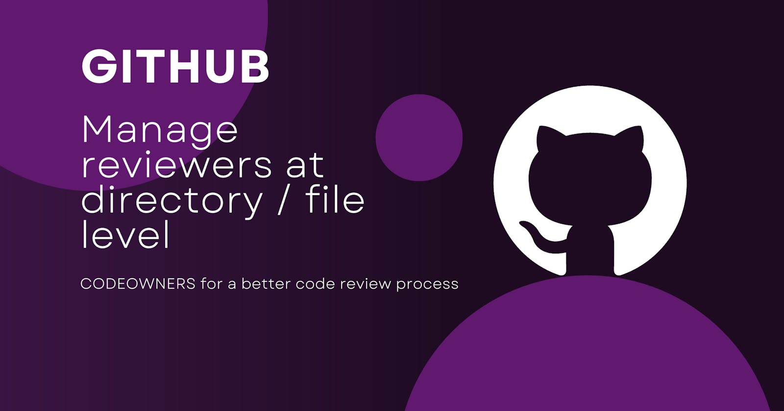 GitHub: Manage reviewers at dir/file level