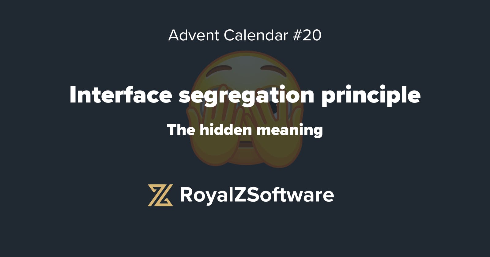 Advent Calendar #20 - The interface segregation principle