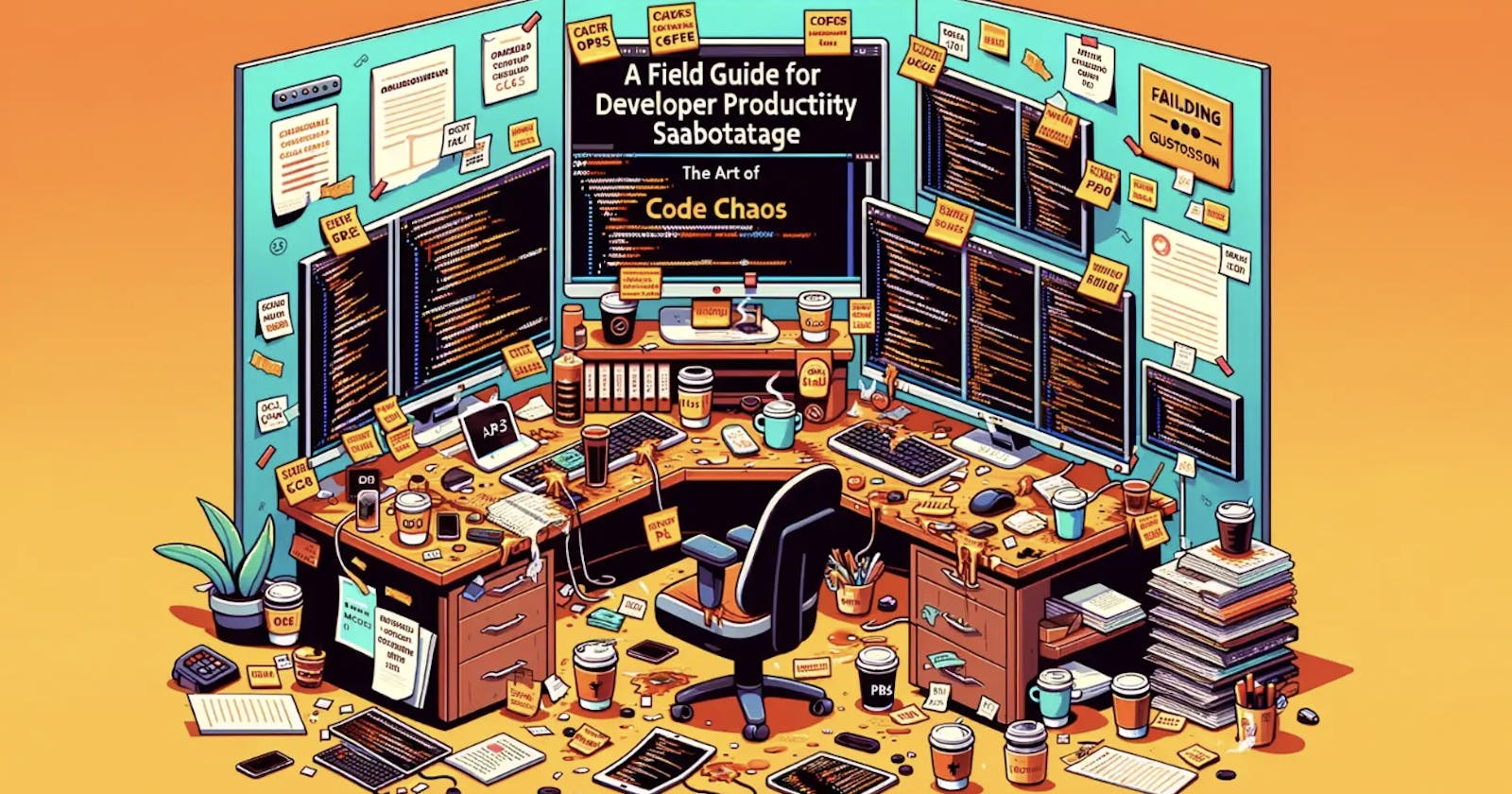 A Field Guide for Sabotaging Developer Productivity: The Art of Code Chaos