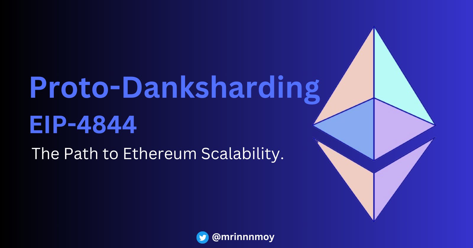 EIP-4844 : A Crucial Step Towards Ethereum's Scalability Solution.