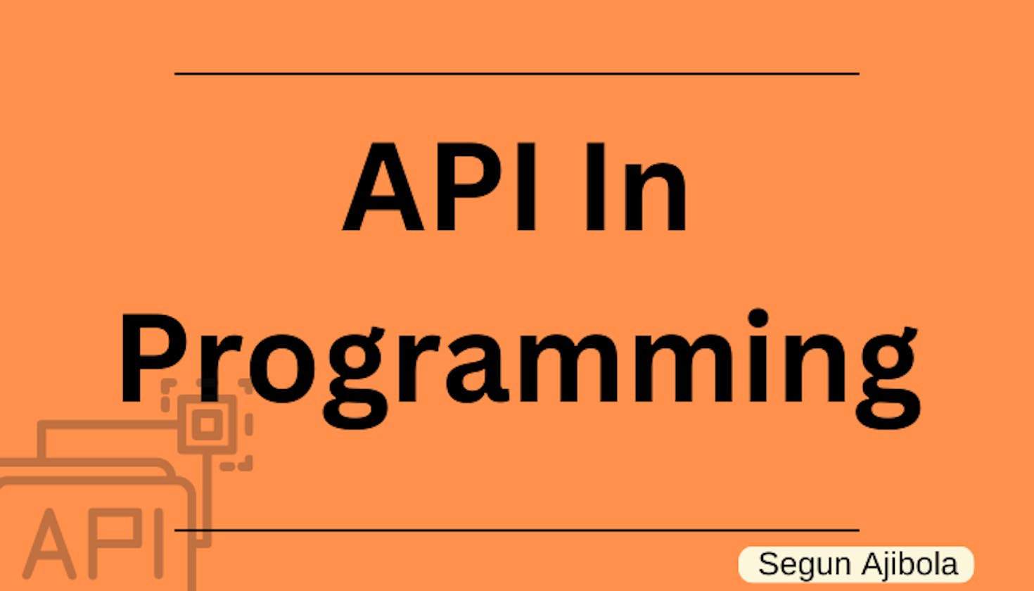 API in Programming