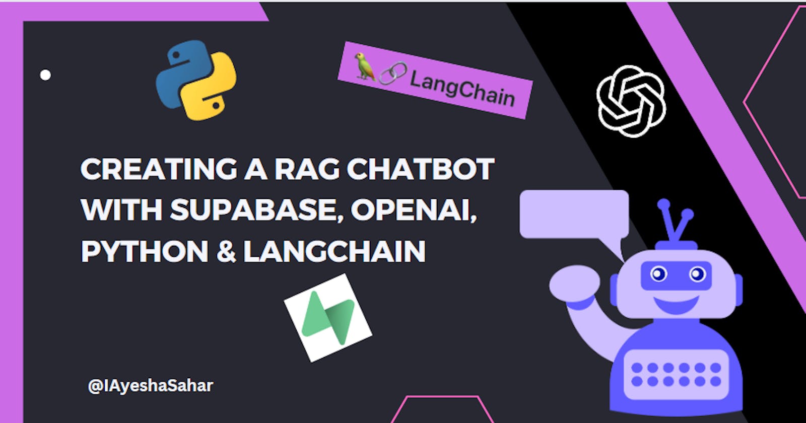 Creating a RAG chatbot with Supabase, OpenAI, Python & Langchain