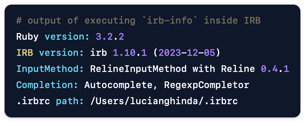 method definition in Ruby with IRB