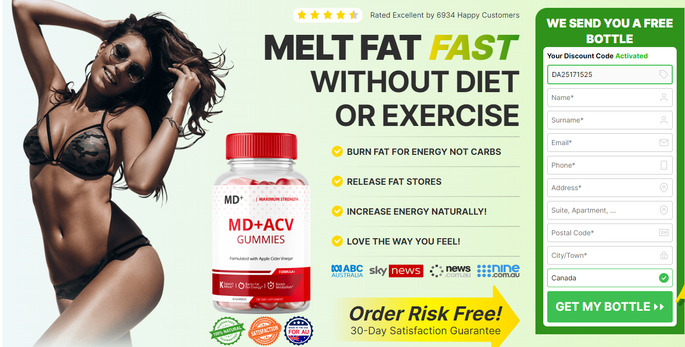 MD+ACV Gummies NZ CA Infused Goodness: Doctor-Approved Wellness Bites