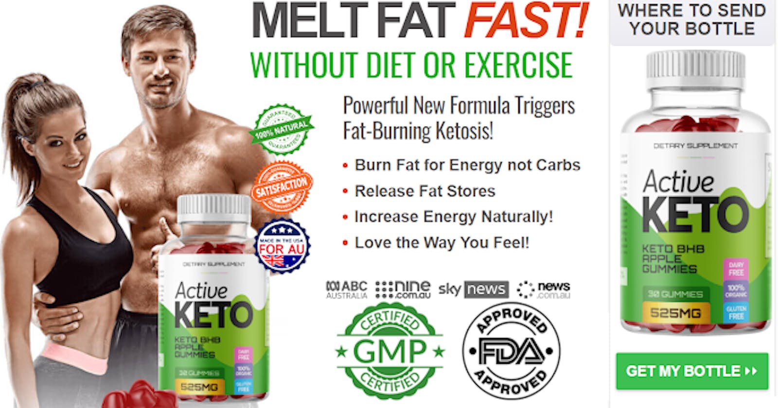 Active KETO Gummies/AU “PRICE” Benefits, Side Effects & Results!