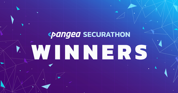 Announcing the Pangea Securathon Winners!