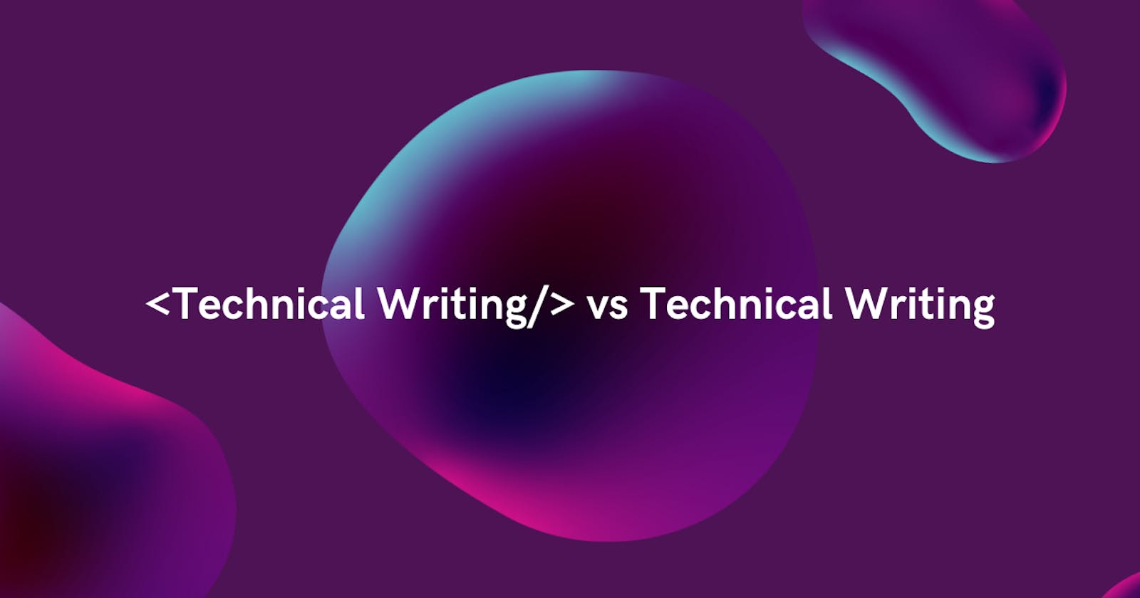 Technical Writing vs Technical Writing