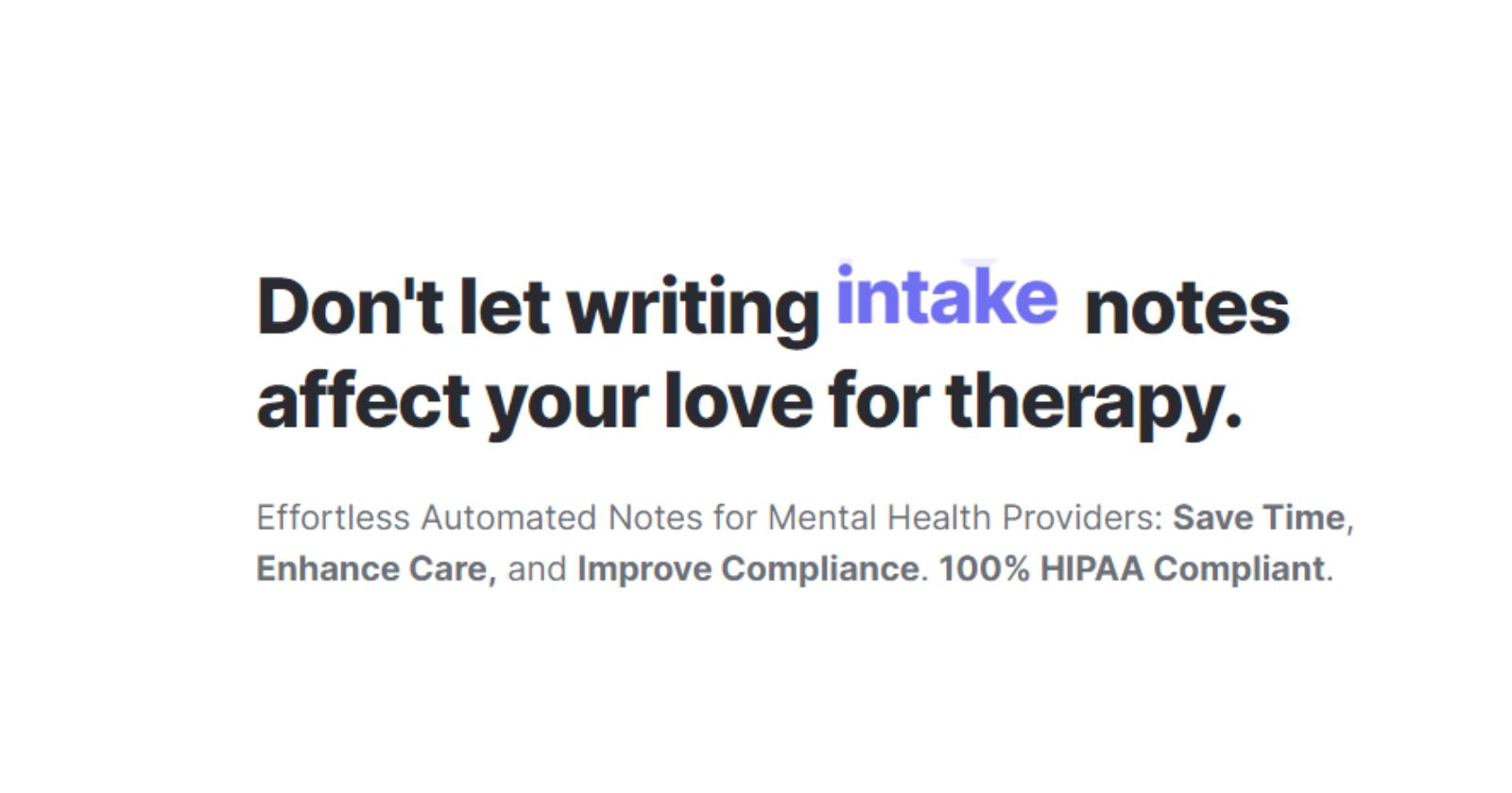 Mentalyc | Automated Notes For Mental Health Providers