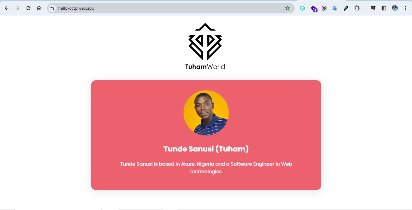 Tuham Firebase Deployment Blank Page Fixed for React Project