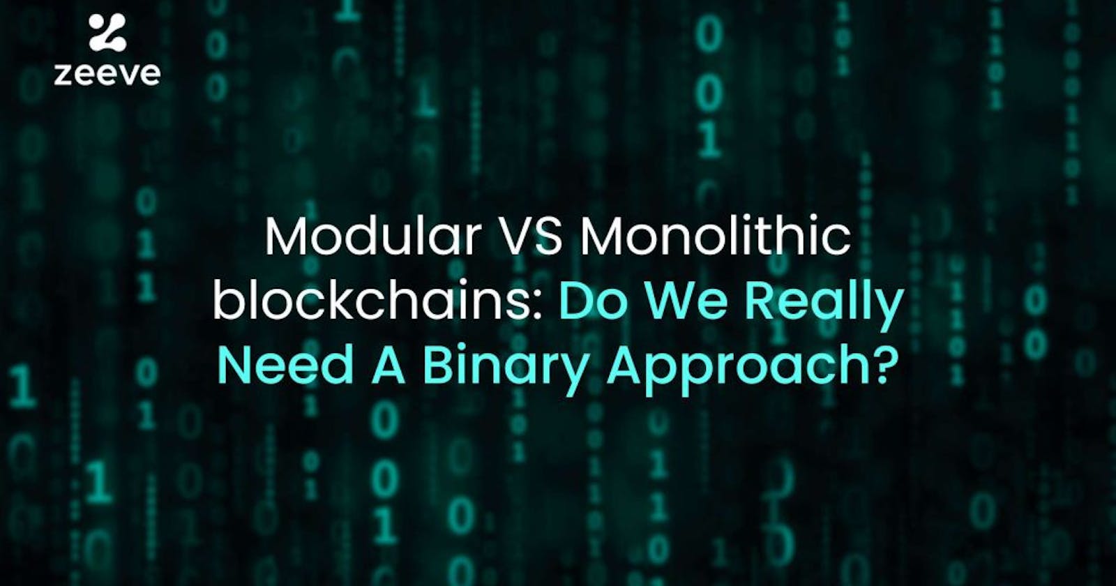 Modular Vs. Monolithic Blockchain: Do We Really Need A Binary Approach?