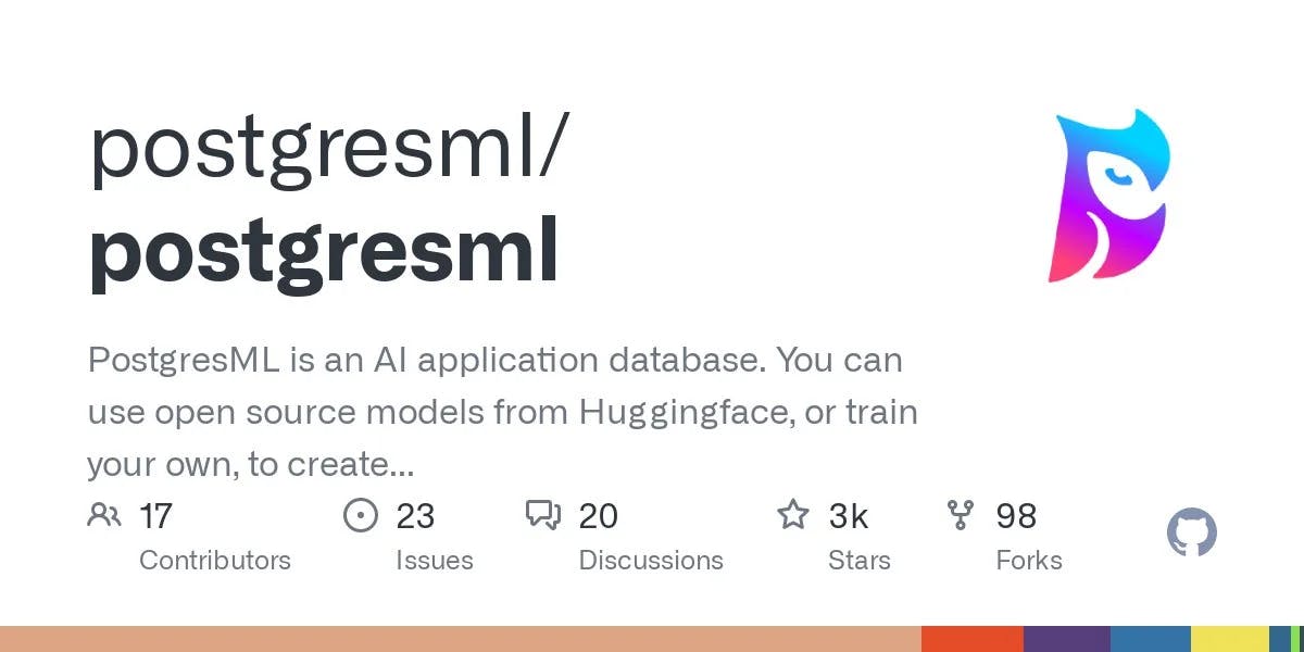 Machine Learning Model PostgresML