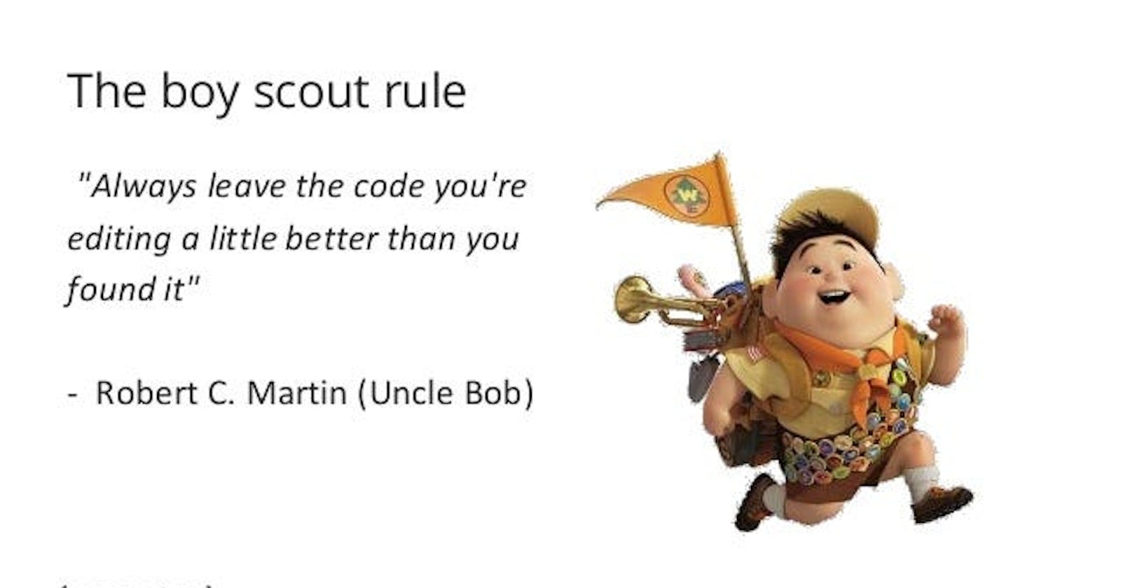 The Boy Scout Rule