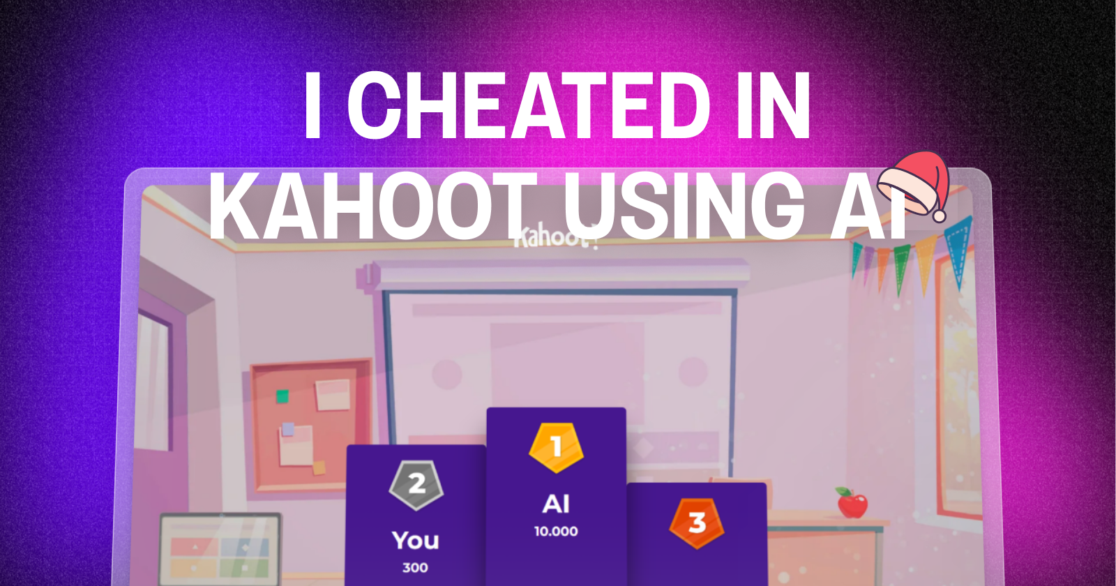 Cheating in Kahoot with AI