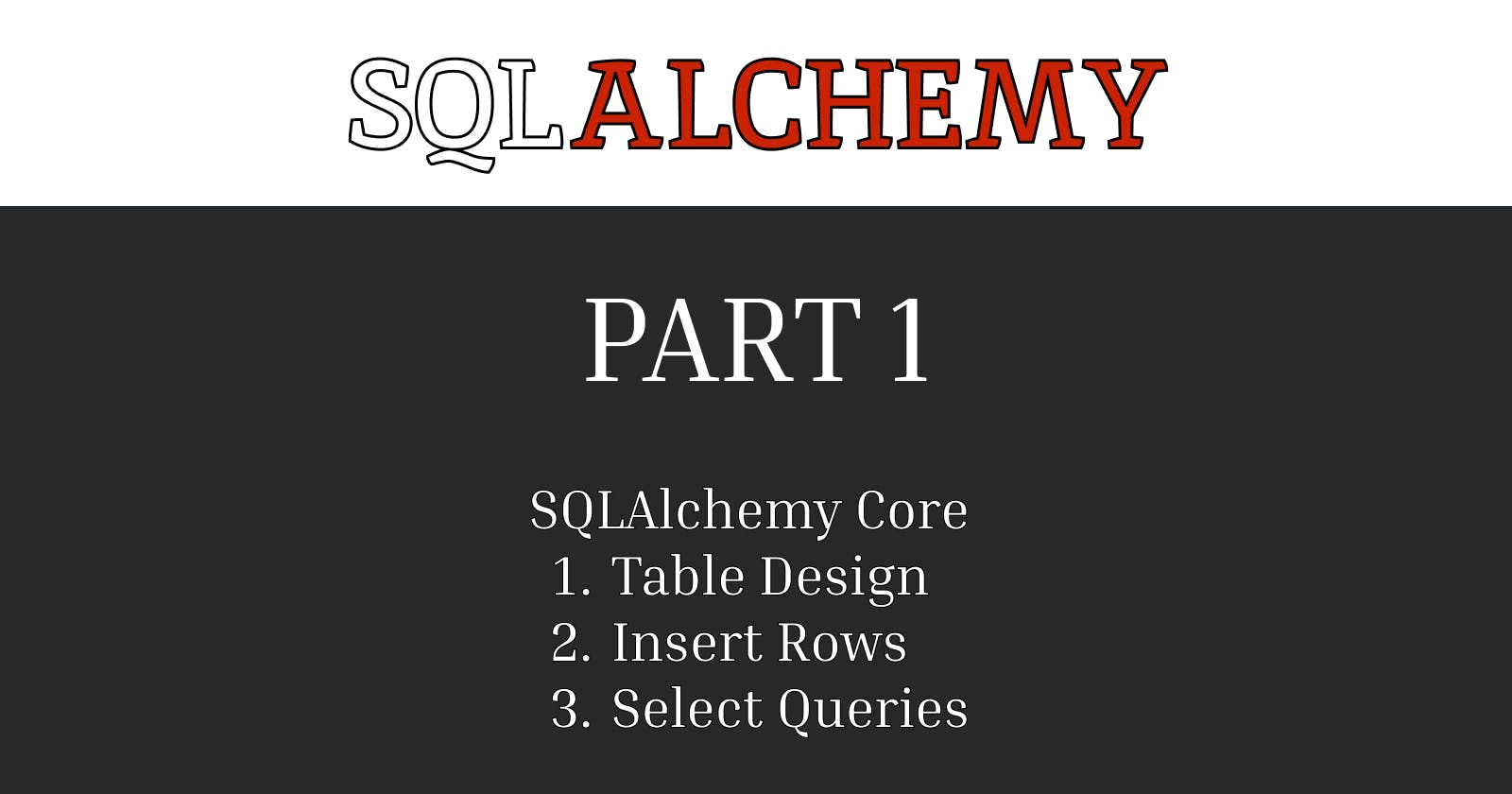 SQLAlchemy using MySQL for Python Developers - Part 1