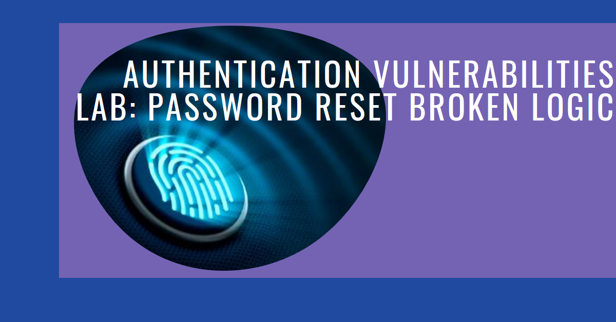 Lab: Password reset broken logic