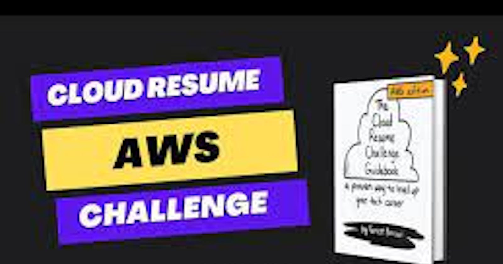 AWS Cloud Resume Challenge ( week 1 )