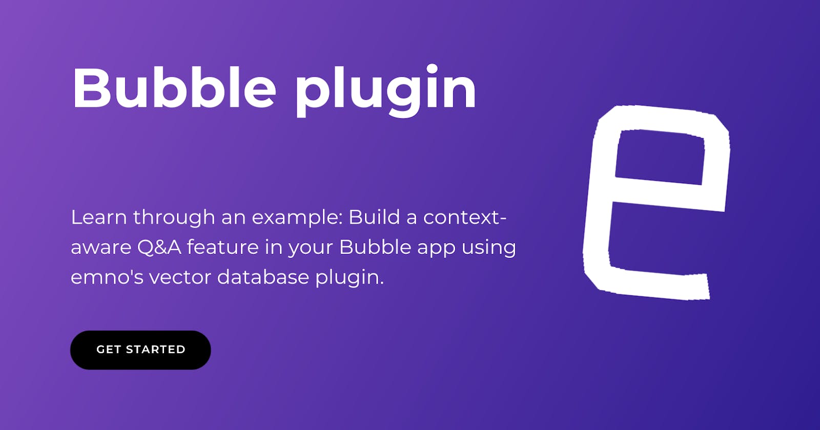 Boost Your Bubble Apps' Functionality with emno vector database Plugin
