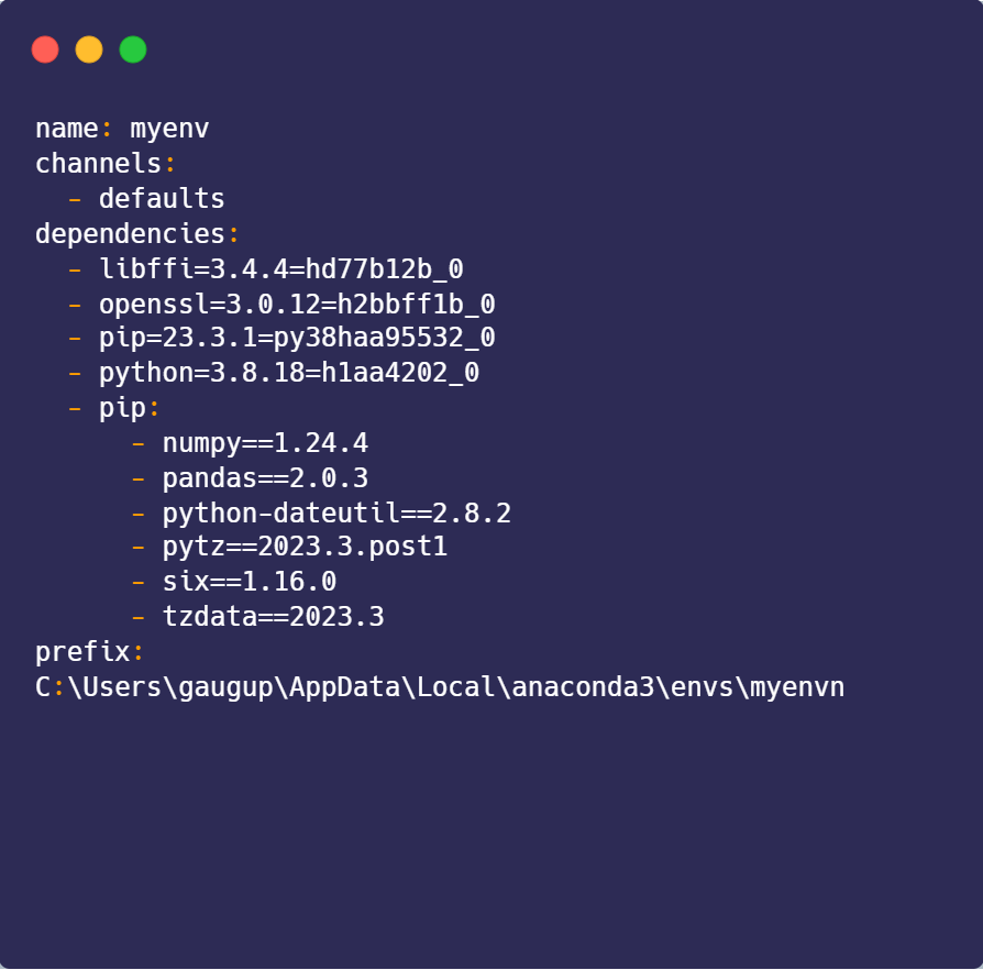 Decoding Conda: A Deep Dive into Python Environment Snapshots with YAML Files