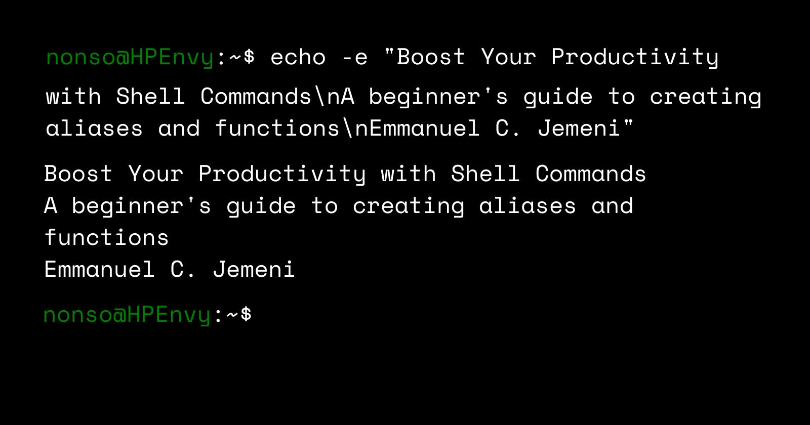 Boost Your Productivity with Shell Commands