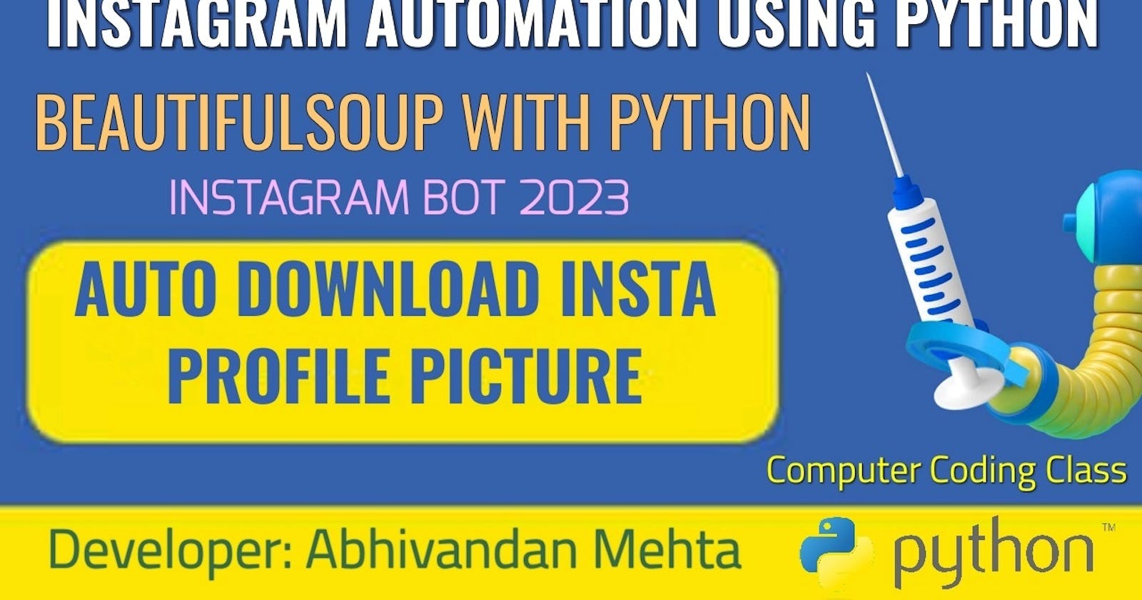 How to Download an Instagram Profile Picture using Python