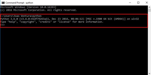 Figure 2.4: Python REPL