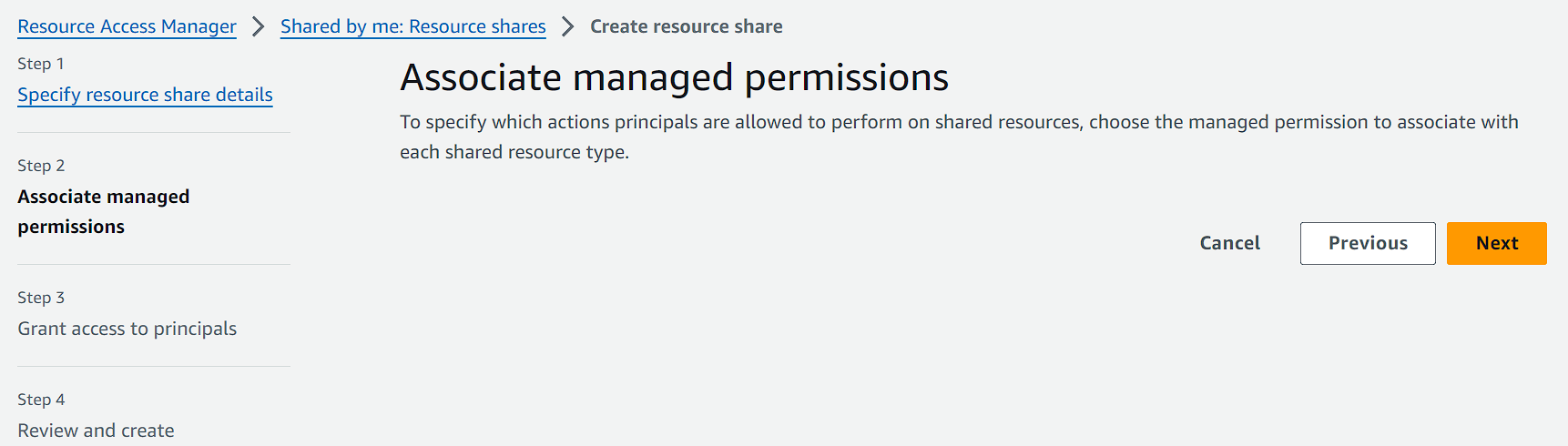Sharing your cloud resources with AWS Resource Access Manager(AWS RAM)