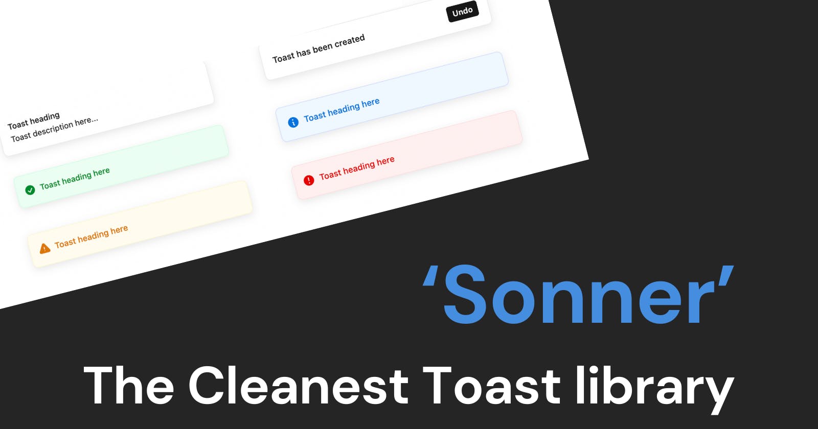 This is the cleanest Toast library