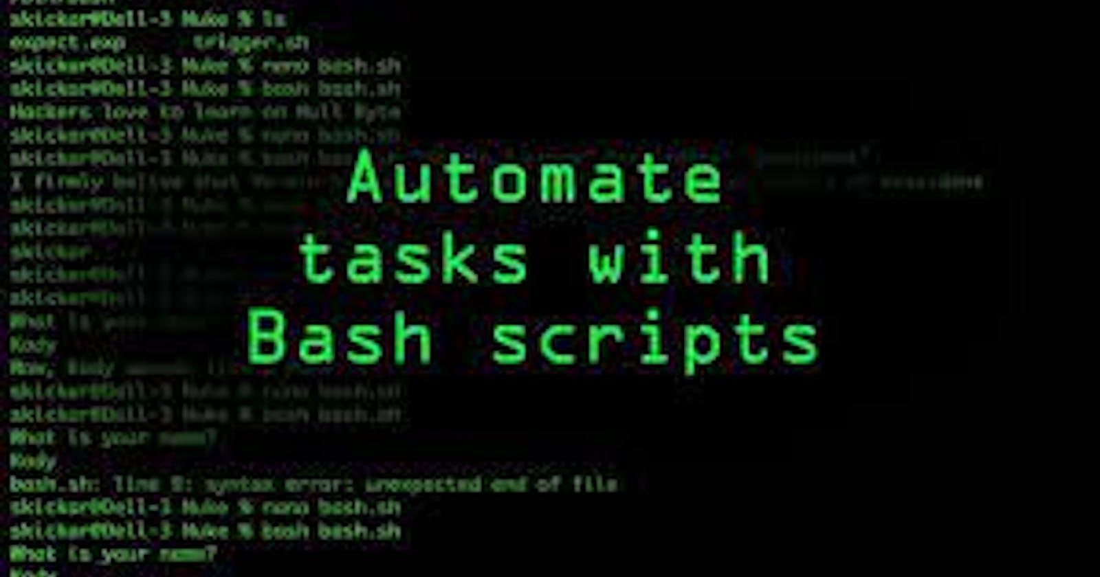 Bash Scripting: Unlocking the Power of Automation